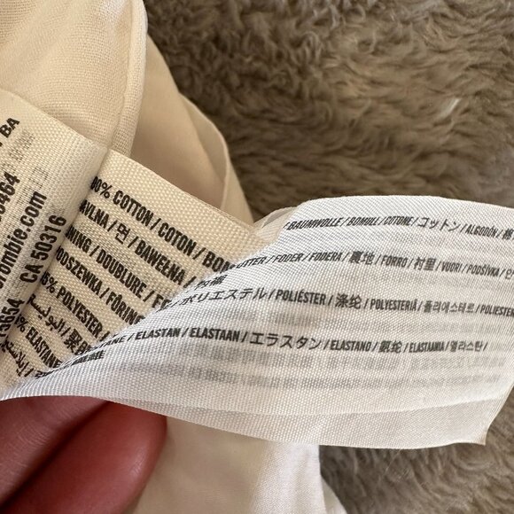 Abercrombie & Fitch White One Shoulder Mini Dress Women's XS - Picture 7 of 7